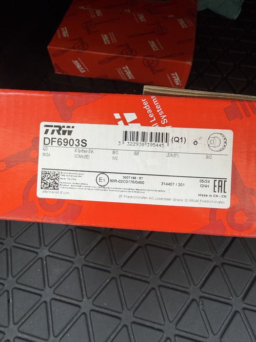 Discuri frana fata noi TRW Audi A3 , Skoda octavia , Seat Leon