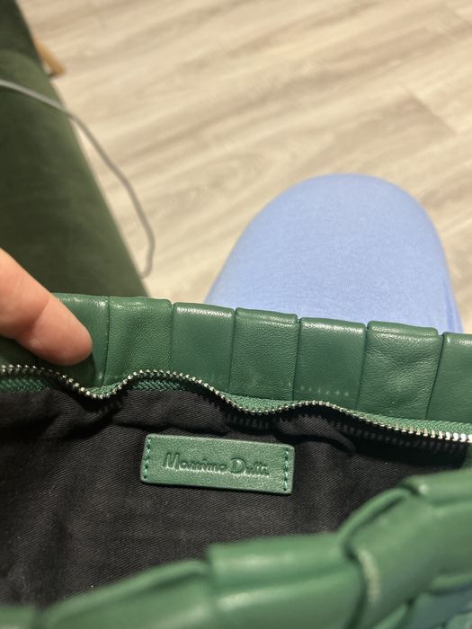 Vand poseta verde Massimo Dutti