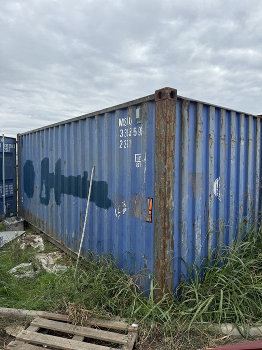 Container  maritim 6 m si 12 m spatiu depozitare