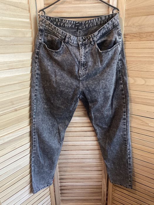 Blugi gri mom jeans 44 Sinsay