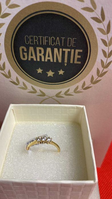 Inel aur 14k 1.96g (Tomesti b 32180) Garantie 2 ani !