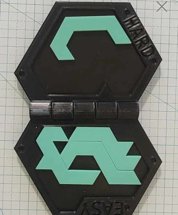 3D Пъзел с 2 нива на трудност: Easy-Hard