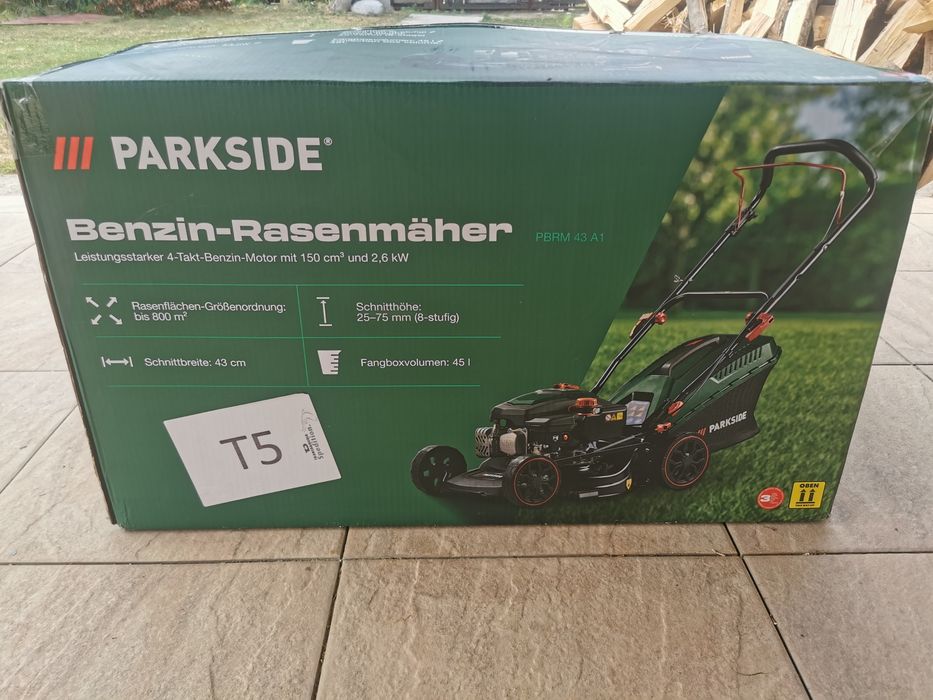 Mașină de tuns iarbă,benzină, patru timpi, Parkside,150 cm3, 2,6kw