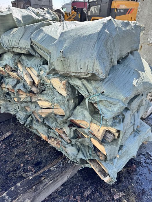 Дрова в мешках отборные