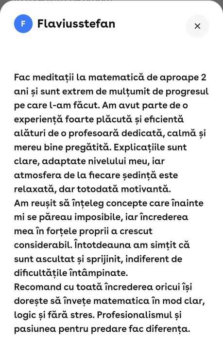 Meditații matematică