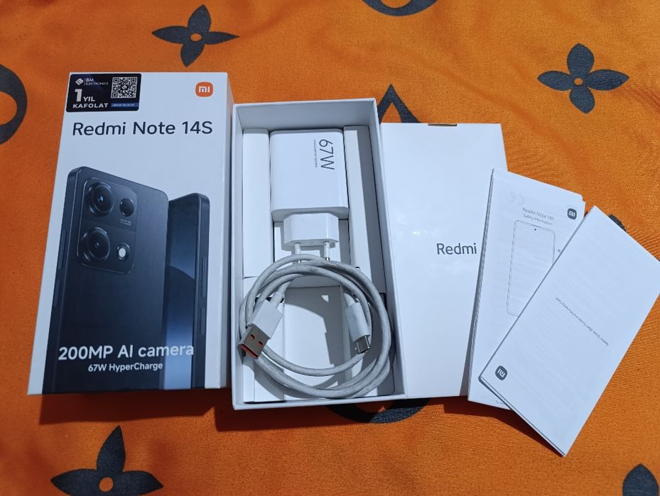 Redmi note 14 S Midnight black