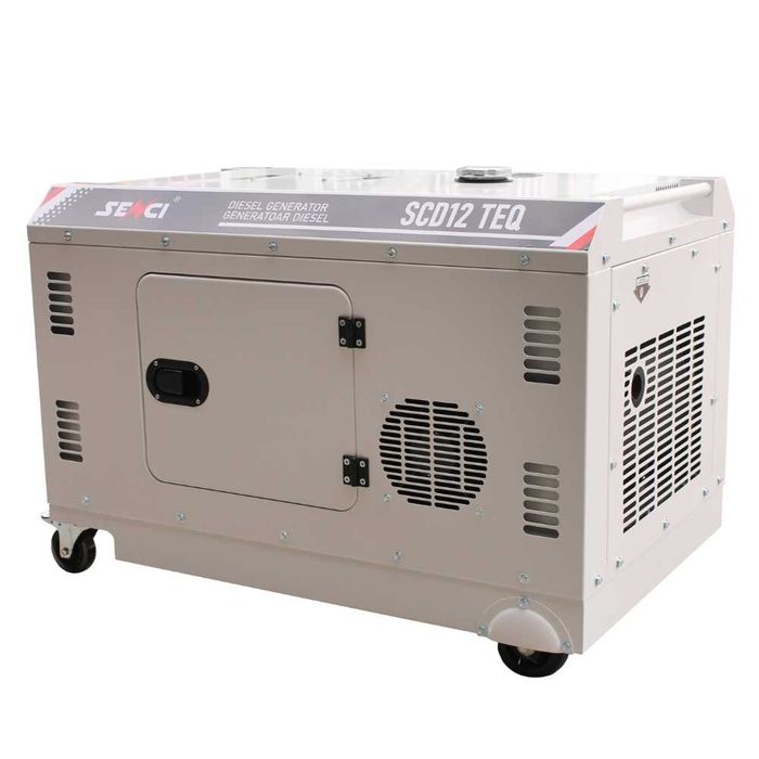 Generator de curent insonorizat Senci SCD12 TEQ putere max 12,5kVA 230V/400V, Diesel, cu ATS inclus