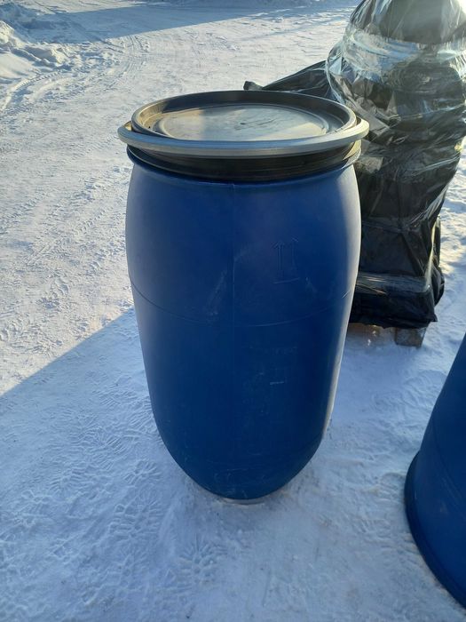 Бочки синие из под мыла