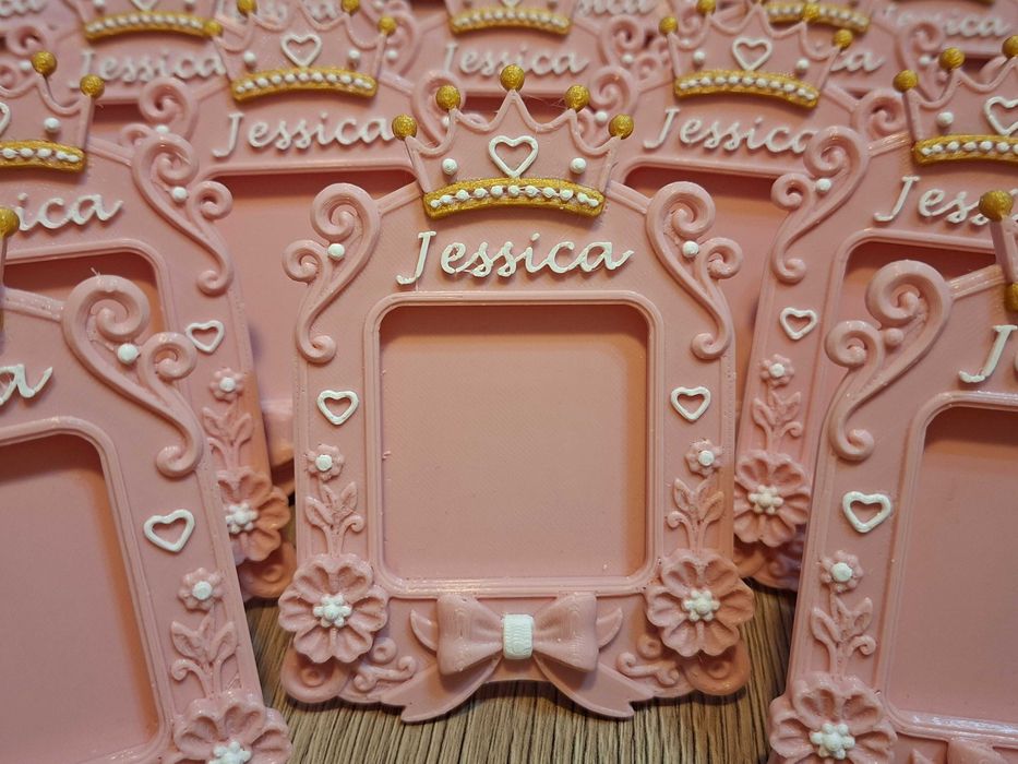 Mărturii de botez / Ramă personalizată printată 3D