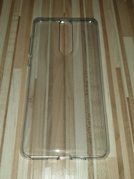 Husa silicon originala Nokia 5.1 Clear Case transparenta set 2 bucati