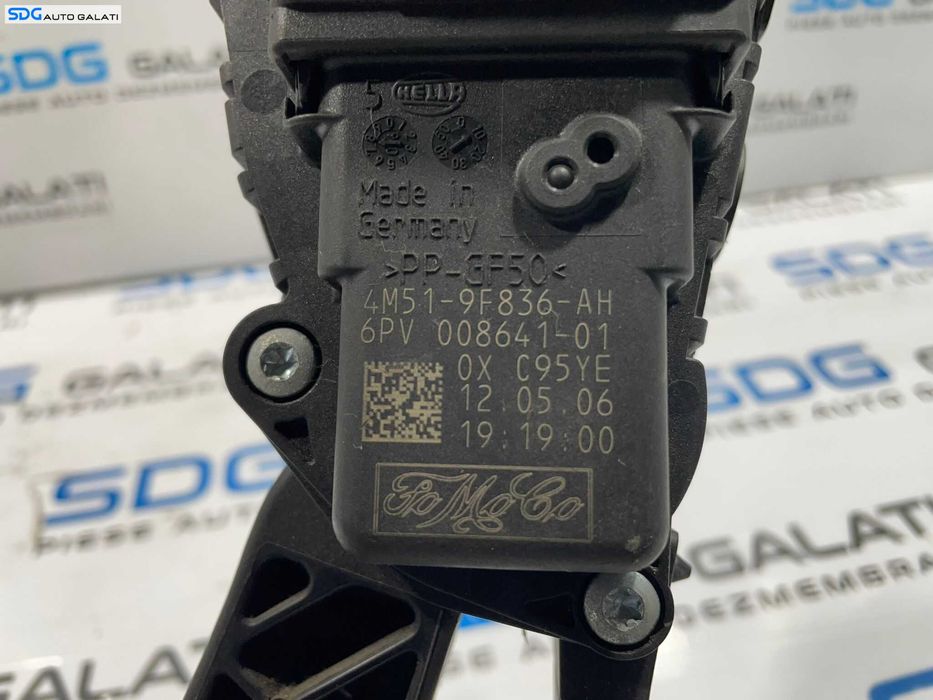 Pedala Acceleratie Mazda 3 2003 - 2009 Cod 4M51-9F836-AH [L4306]