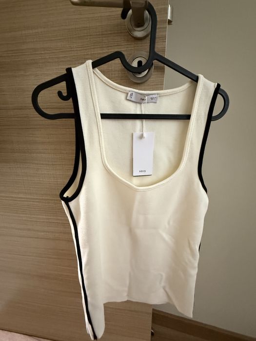 Плетен комплект Mango - потник и панталон