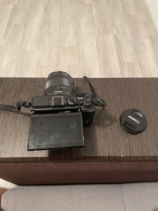 Canon EOS M3 + адаптер + объектив