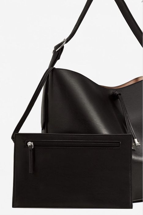 Чанта Mango” от еко кожа с вътрешен несесер