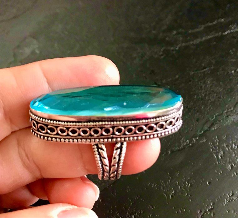 Inel Argint 925 cu Piatra Semipretioasa Topaz