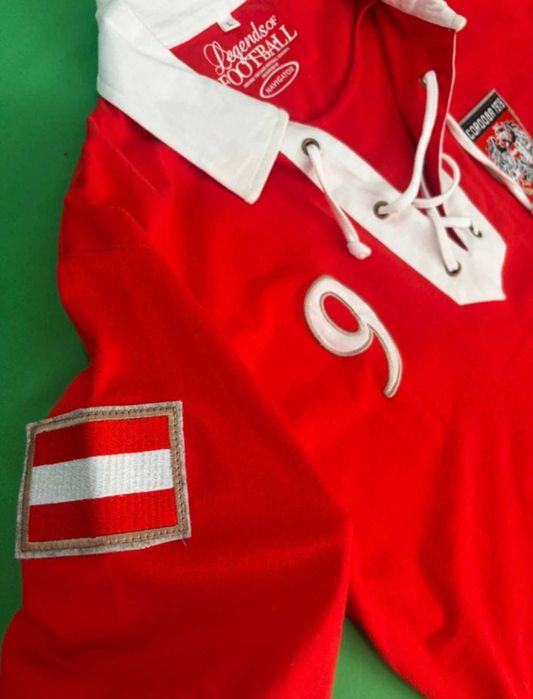Tricou Fotbal Austria Retro – Ediție de Colecție „Cordoba 1978” (Legends of Football) – Mărimea L