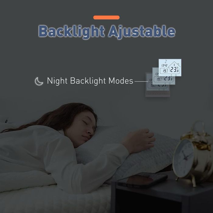 Termostat digital Beok 230V programabil incalzire pardoseala