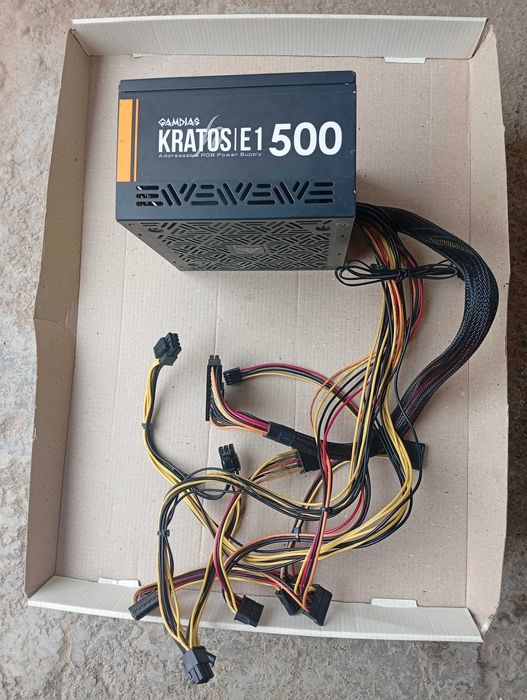 Blok pitaniya Gamdias Kratos 500W RGB sotiladi