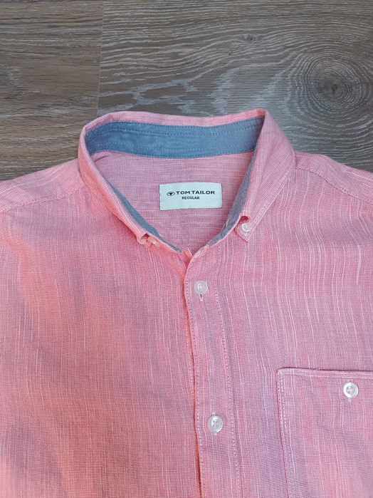 Мъжка риза с къс ръкав