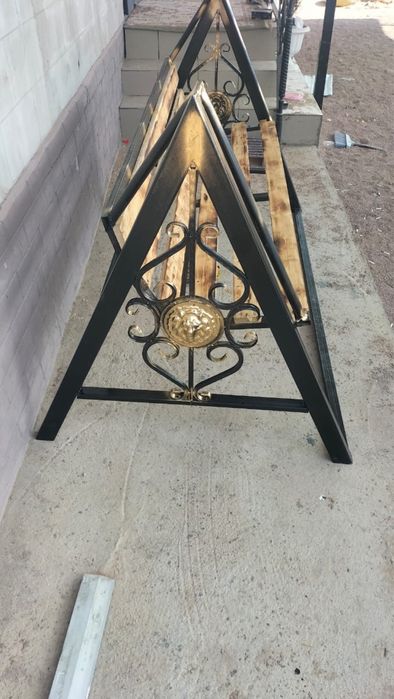 Качеля железная под навес