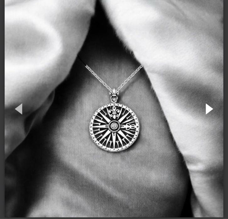 Pandantiv din argint 925, model Fleur De Lis - 8.2g