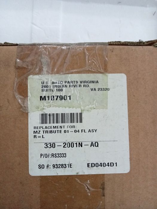 Противотуманки Мазда Трибут пара