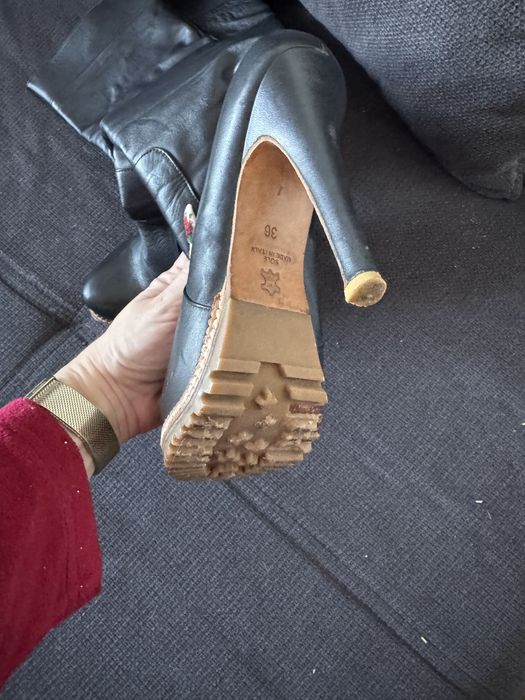 Gianni чизми  естествена кожа