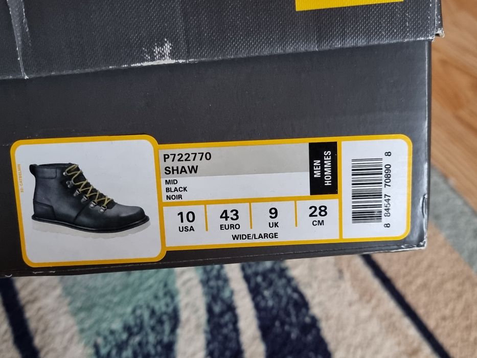 Caterpillar Shaw Налични номера 43/28см Стелка/44/29см Стелка Нови