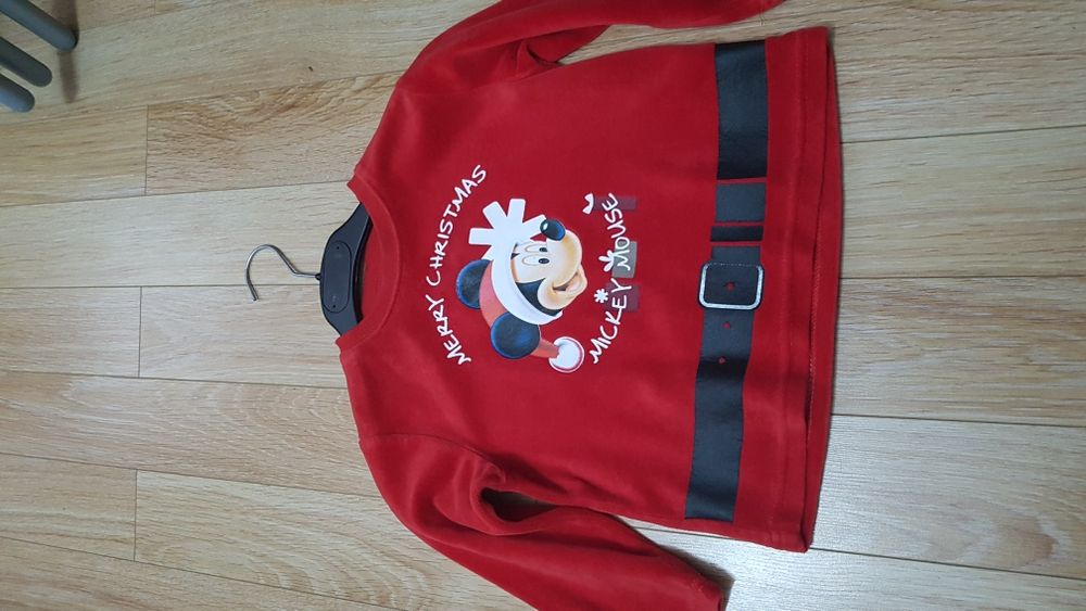 Bluzita Craciun Mickey Mouse 2-3 ani