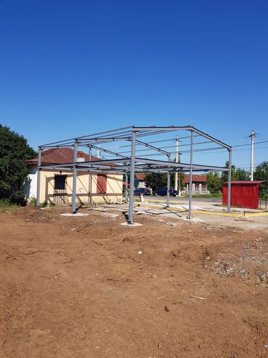 Vând hală metalică dar fac și la dimensiunea clientului