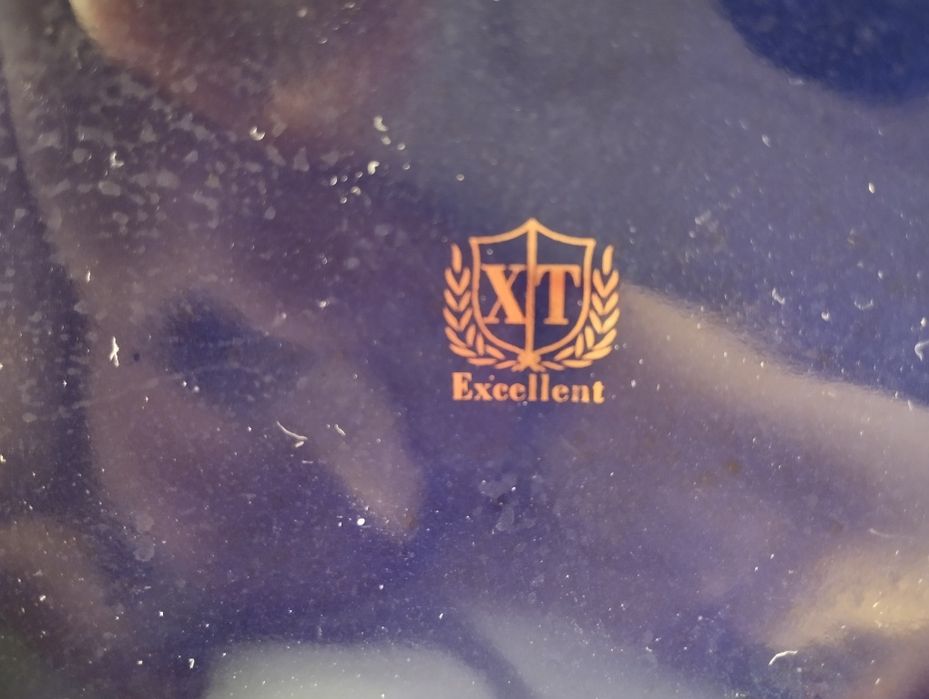 Фруктовница и чайник кобальт, б/у.