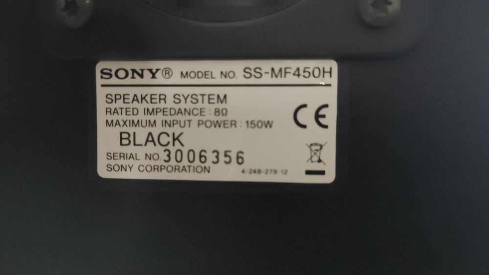 Pereche Boxe de Podea Sony SS-MF450H – 150W
