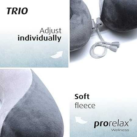 Масажна възглавница за врат Prorelax EMS Trio, батерии, с  2 електрода