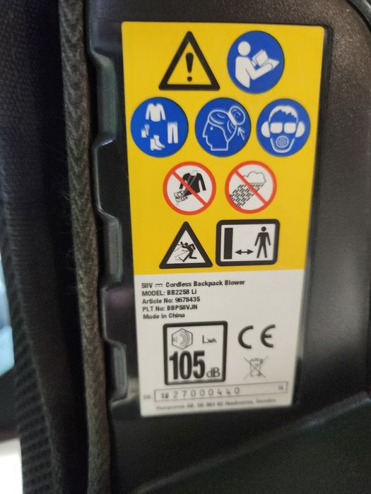 Suflanta Jonsered cu acumulator BB2258 Li
