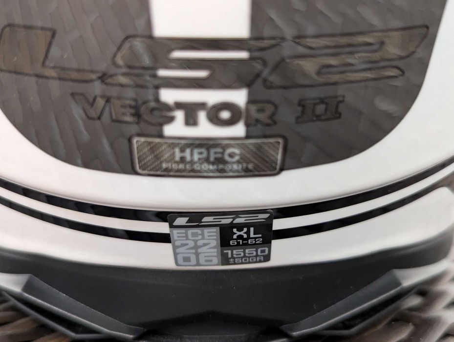 Casca moto LS2 Vector 2 II, marime XL - ochelari de soare