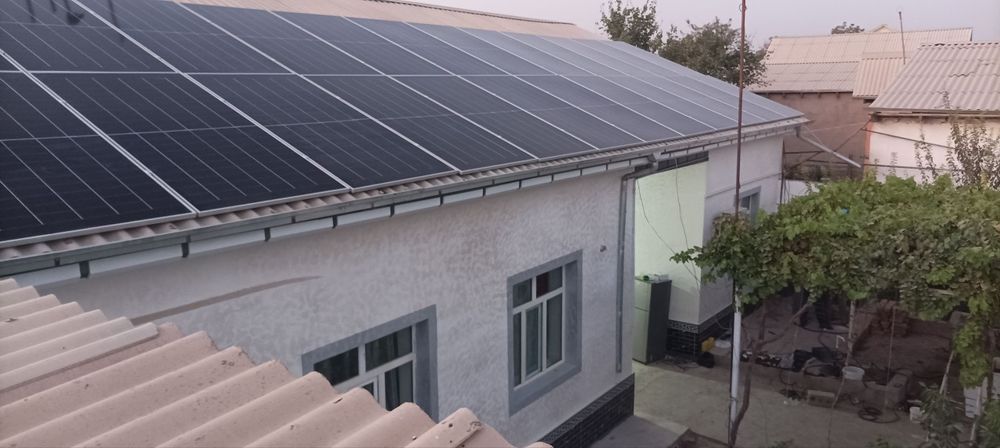 Quyosh panellarini o'rnatish