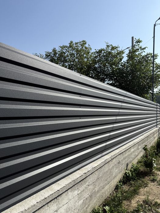 Tablă Cutată 35 Fațadă Gri Antracit RAL 7016 MAT/Lucios lungime 6M