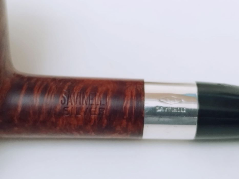 Veche pipa Savinelli Silver cu inel de argint 925 sterling