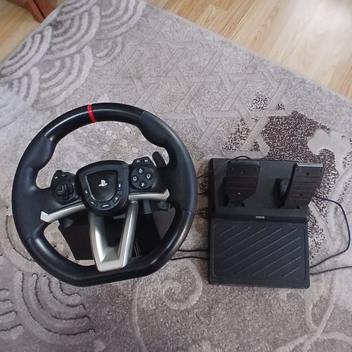 Ps 4 slim 512gb doua console+statie de incarcare , volan ps4,18 jocuri