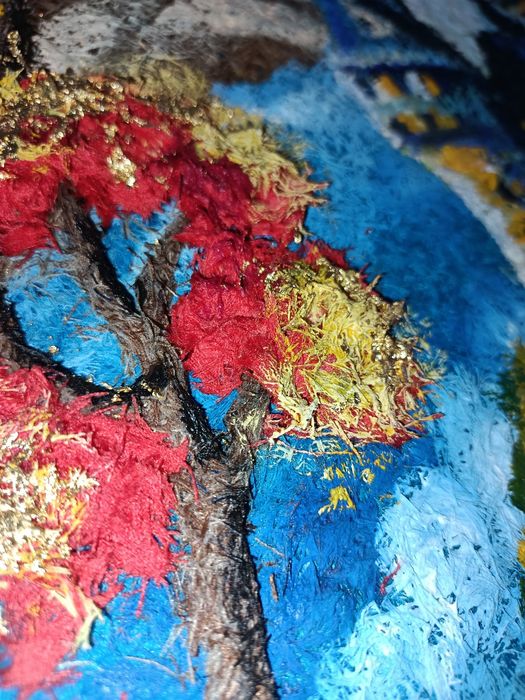 Картина из нитей