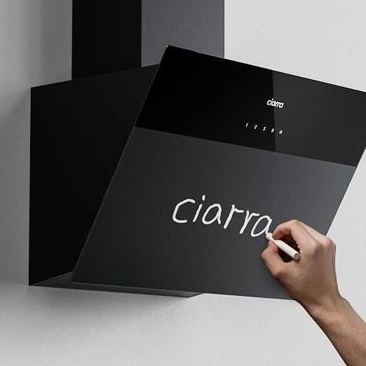 CIARRA CBCF6736H Hotă înclinată 60 cm 650m³/h - Clasa A++ - Filtru de carbon inclus