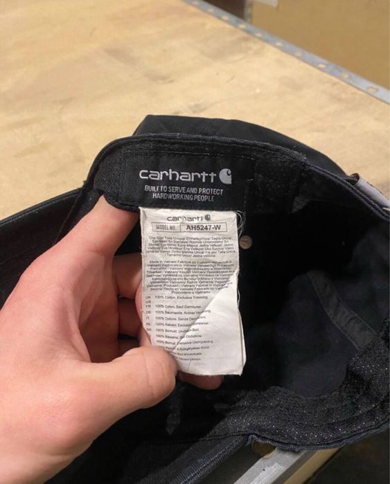 carhartt wip script logo винтидж шапка y2k