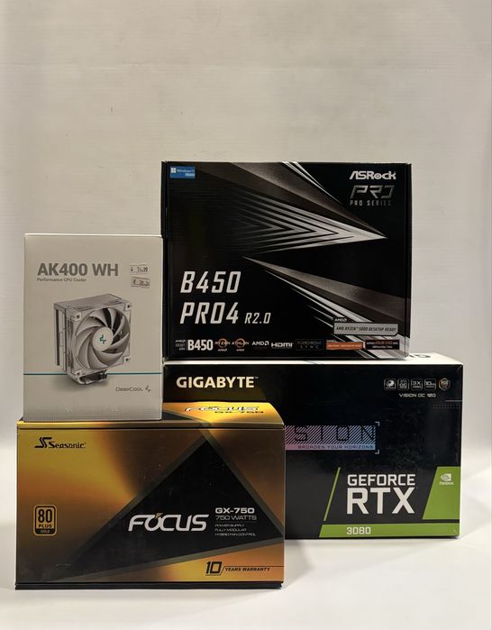Геймърски компютър AMD Ryzen 7 5700X, RTX 3080 10GB, 16GB ram