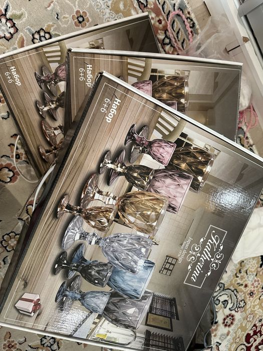 Бокалы этажерки конфетница