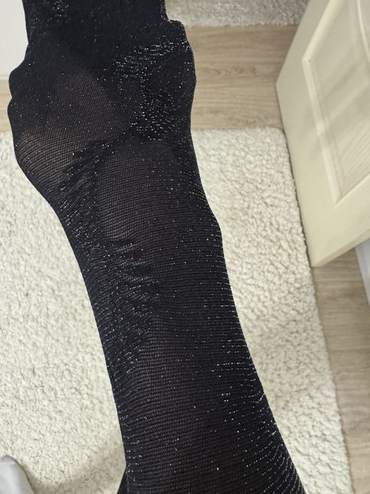 Колготки с блеском , с рисунком