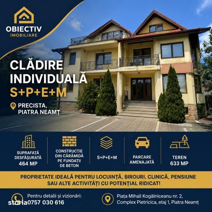 Clădire Individuală 464 mp cu 633 mp teren – Precista