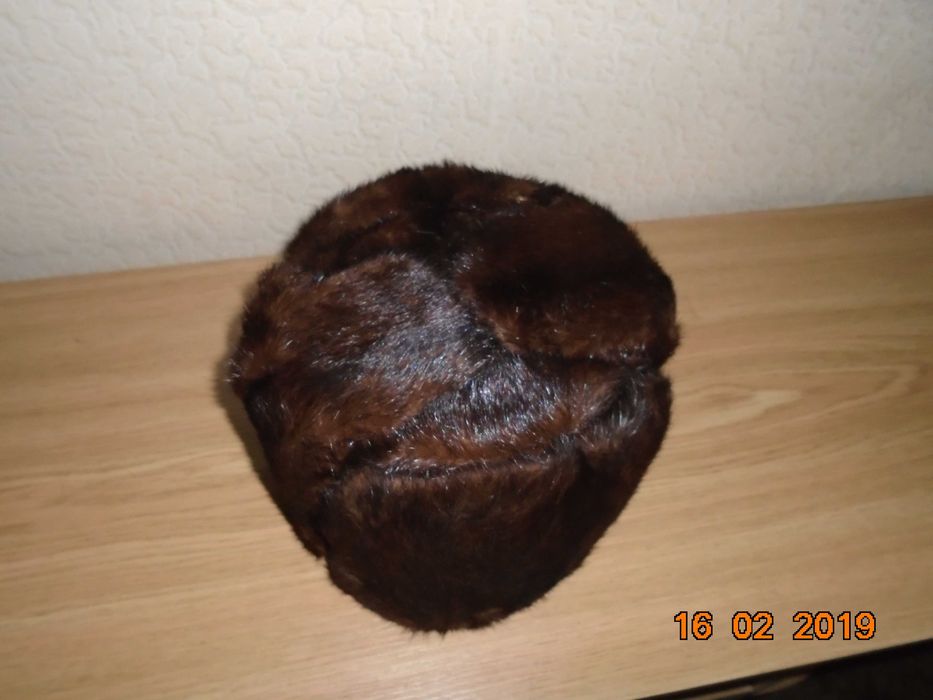 Шапка -формовка норковая мужская