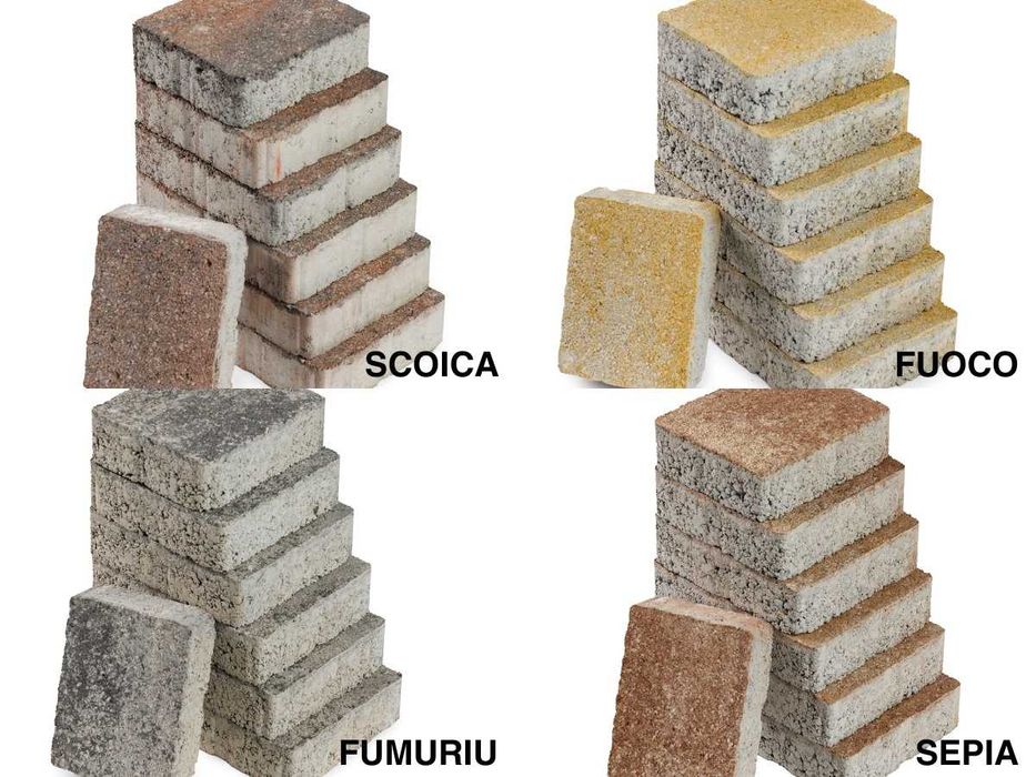 REDUCERE MARE - Pavaj Premium Mix Combi CASTRUM 6 si 4 cm Color