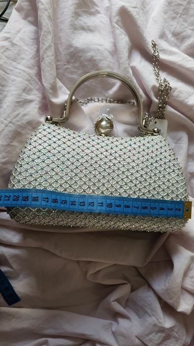 Clutch / poseta eleganta argintie