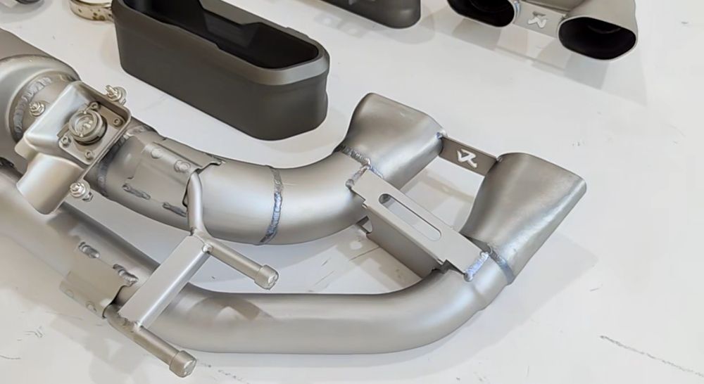 W463 W464 W465 W463A гърнета Akrapovic Titanium